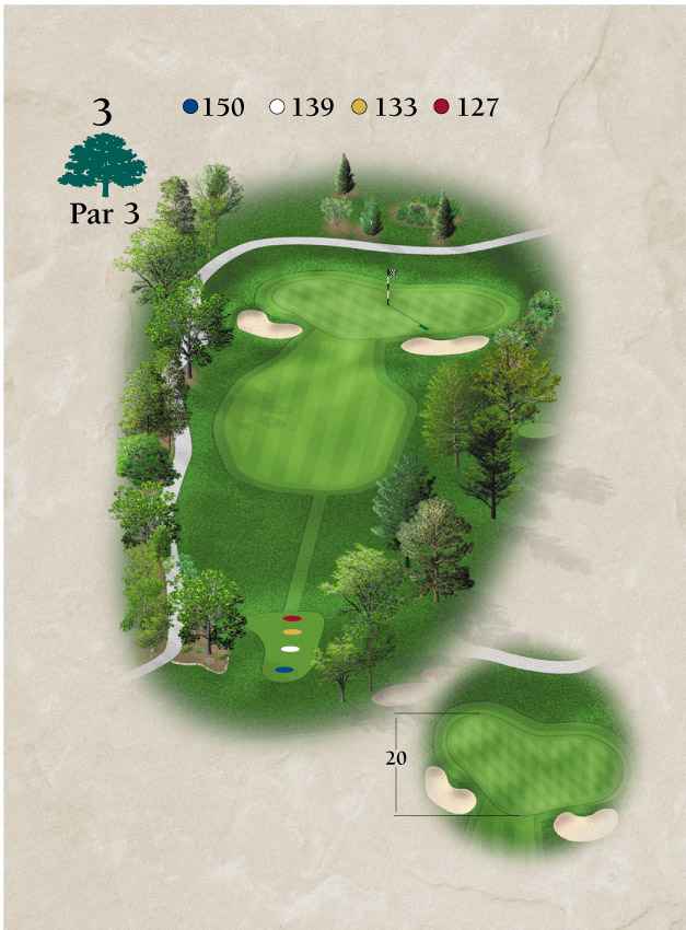 Layout for Hole Number 3