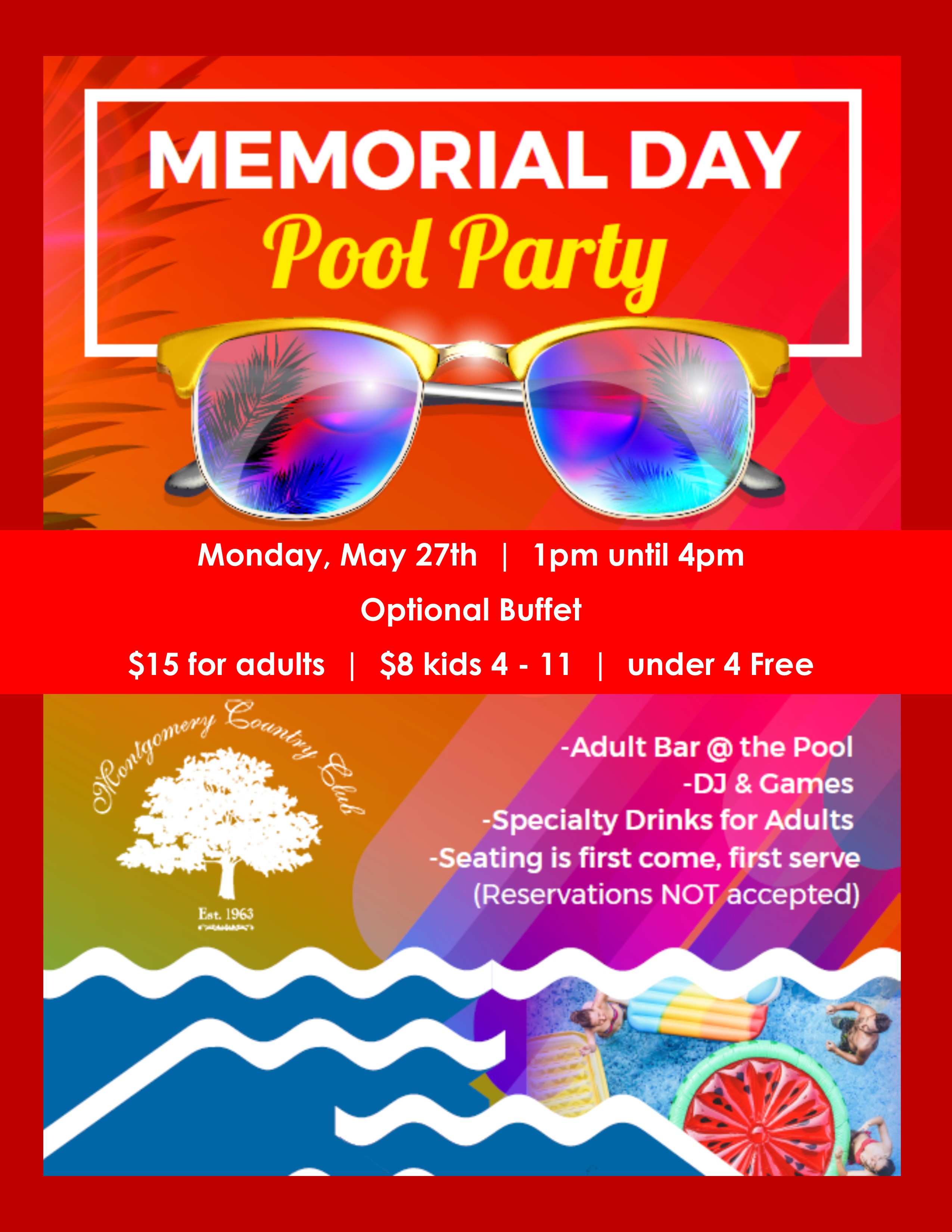 memorial day pool sale
